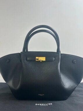 DeMellier New York Grained Leather Tote Bag